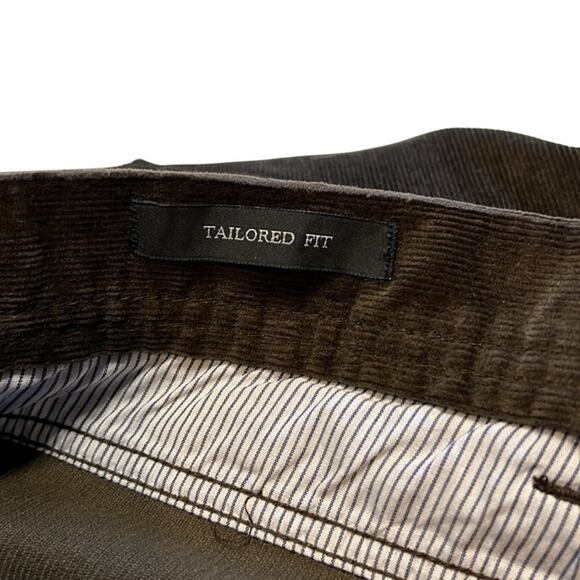 The Men's Store Men's Brown Corduroy Pants, Straight Leg, Size 34Wx32L - Picture 9 of 10